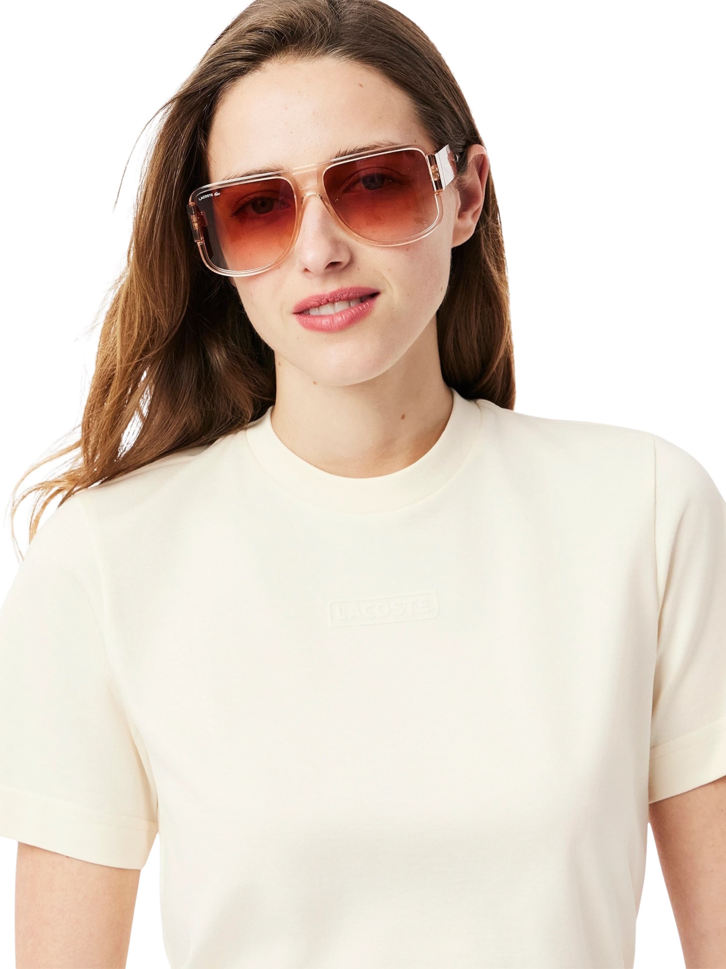 T-shirt LACOSTE en beige