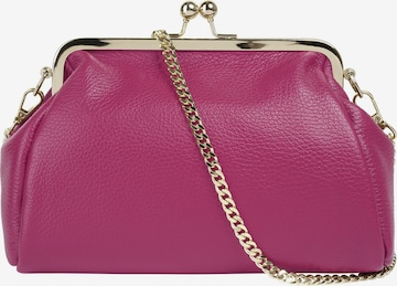 Pochette Cluty en rose : devant