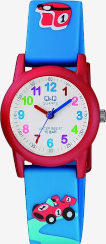 Q&Q Uhr 'Klassisch' in Blau: Vorderseite