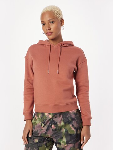 Urban Classics Sweatshirt in Brown: front