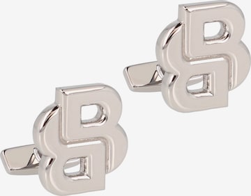 BOSS Manschettenknöpfe in Silber: Vorderseite