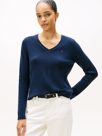 Pull-over TOMMY HILFIGER en bleu : devant