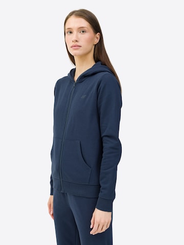 4F Sportsweatjacke in Blau