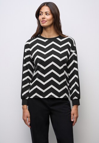 STREET ONE Shirt in Black: front