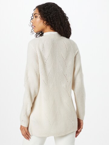 ICHI Knit Cardigan 'JANNE' in Beige