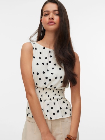 VERO MODA Blusentop 'VMElisa' in Weiß: Vorderseite