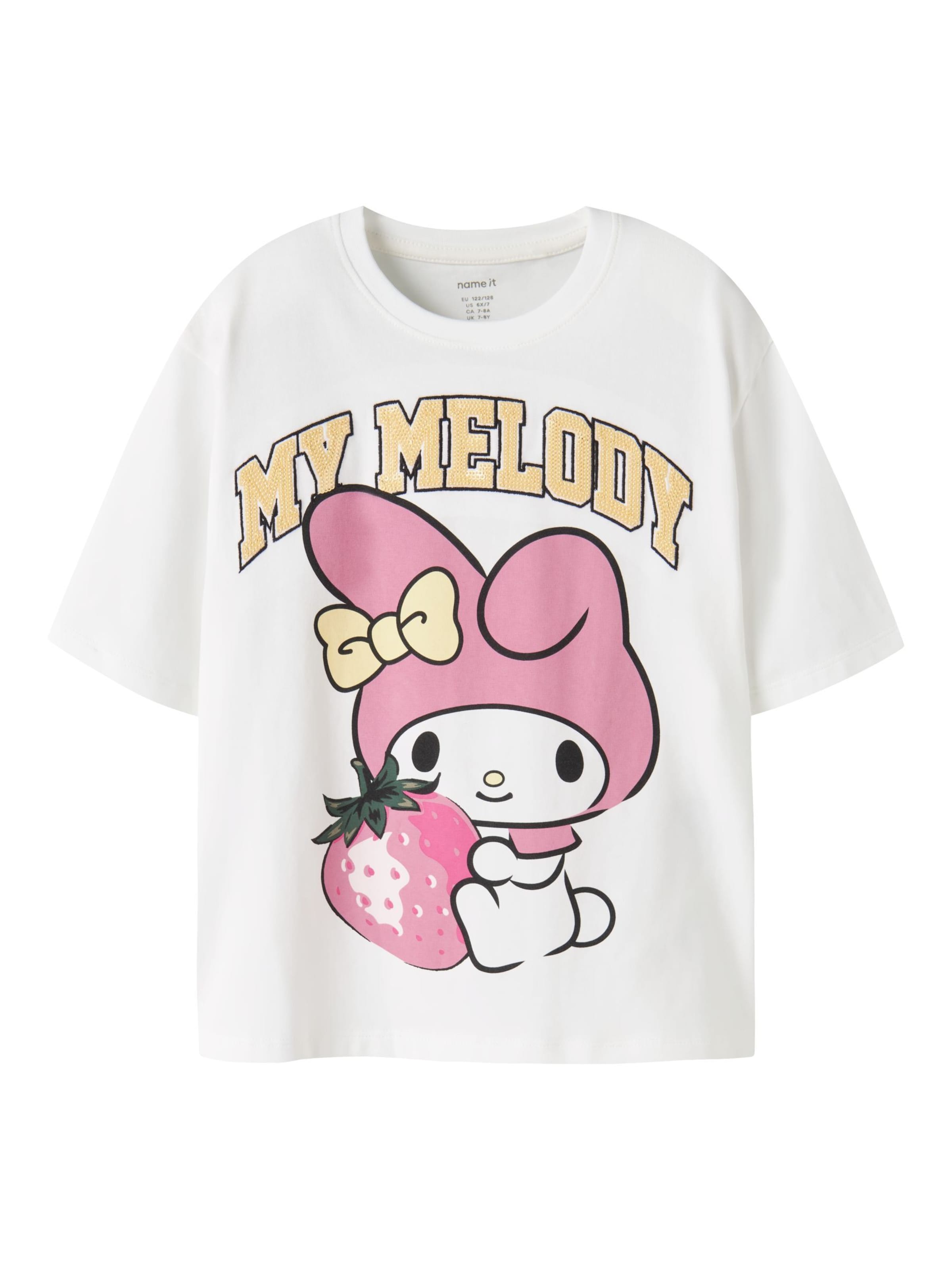 NAME IT Bluser & t-shirts 'Hello Kitty' i hvid: forside