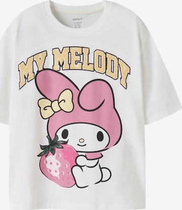 NAME IT Bluser & t-shirts 'Hello Kitty' i hvid: forside