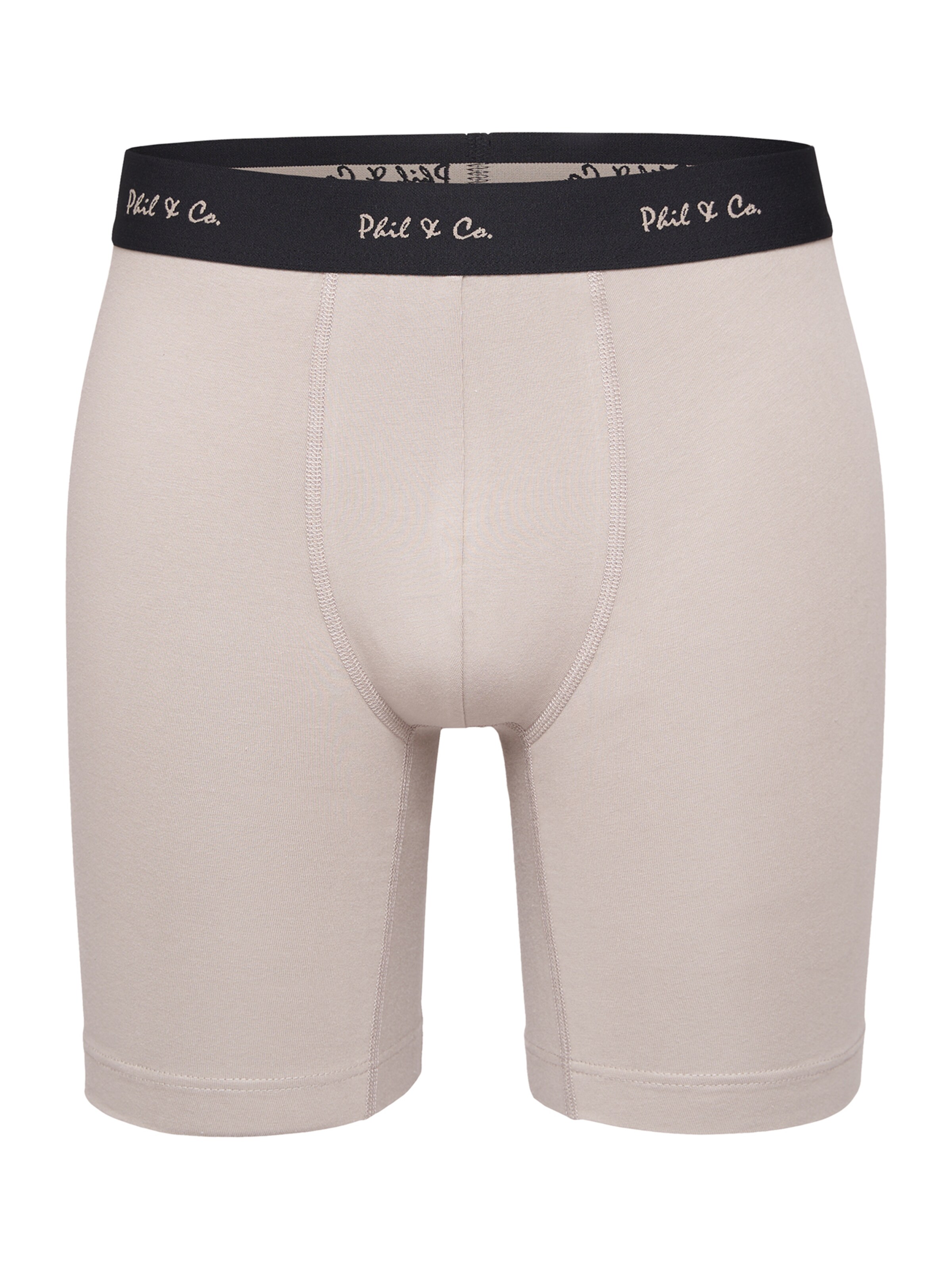 Phil & Co. Berlin Retro Pants ' Jersey Long Boxer Briefs' in Beige