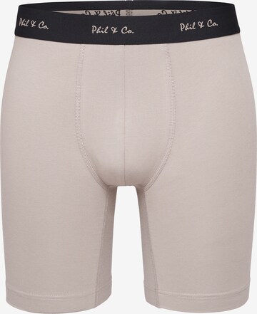 Phil & Co. Berlin Retro Pants ' Jersey Long Boxer ' in Beige