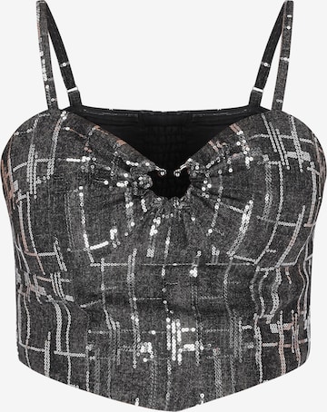 Haut faina en noir : devant