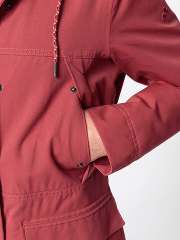 VAUDE Functionele jas 'Manukau II' in Rood