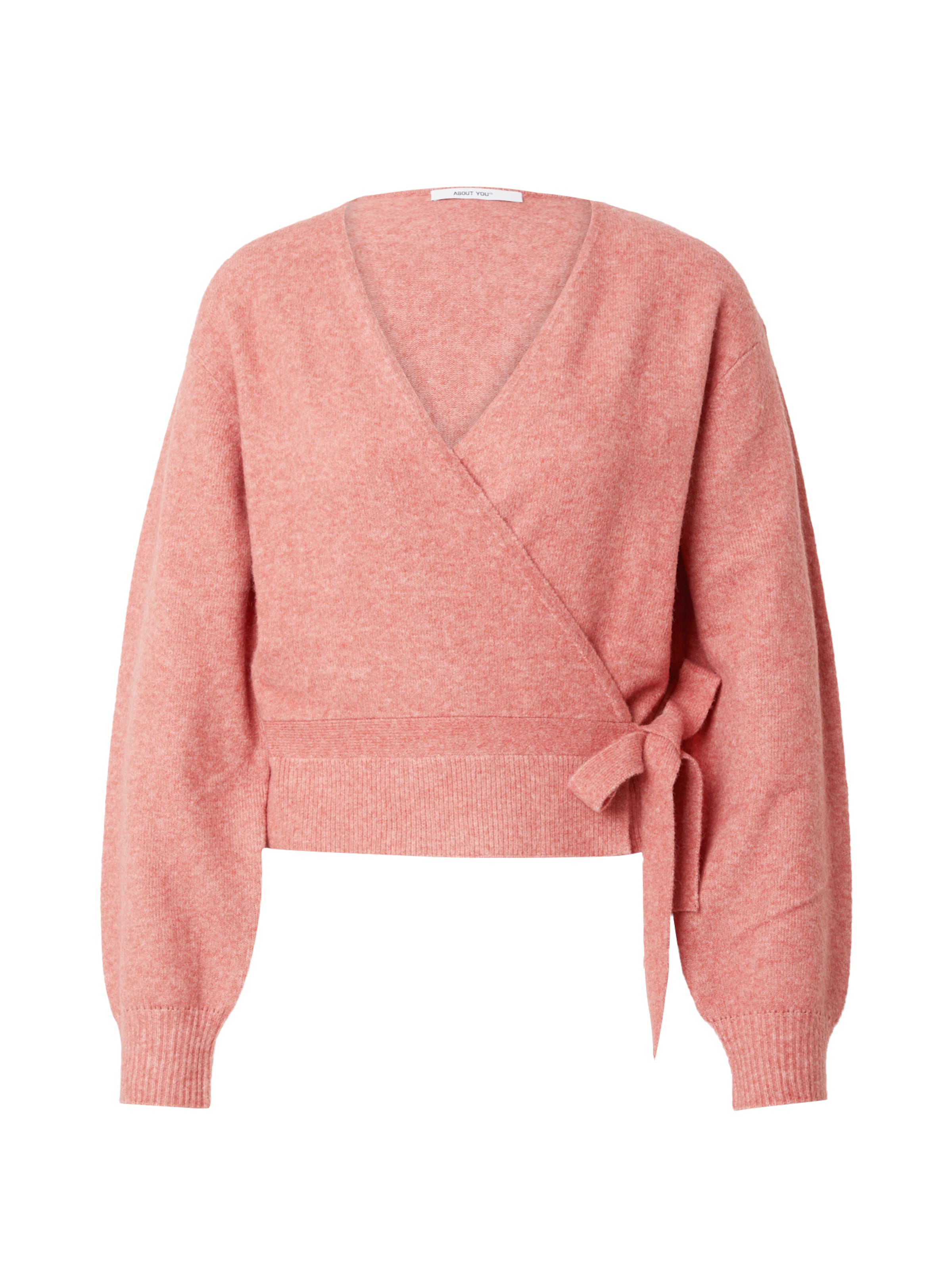 ABOUT YOU Πλεκτή ζακέτα σε ροζ: μπροστά