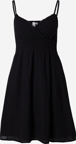 Robe d’été QS en noir : devant