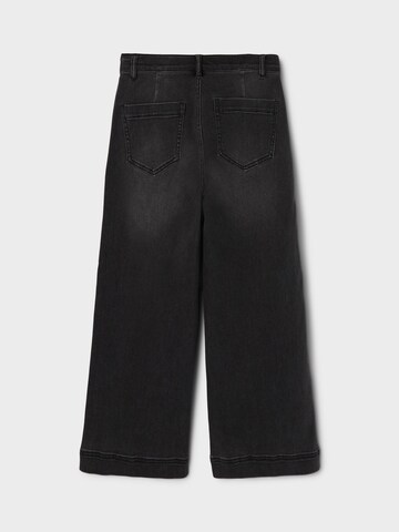 NAME IT Wide Leg Jeans 'Bella' in Schwarz