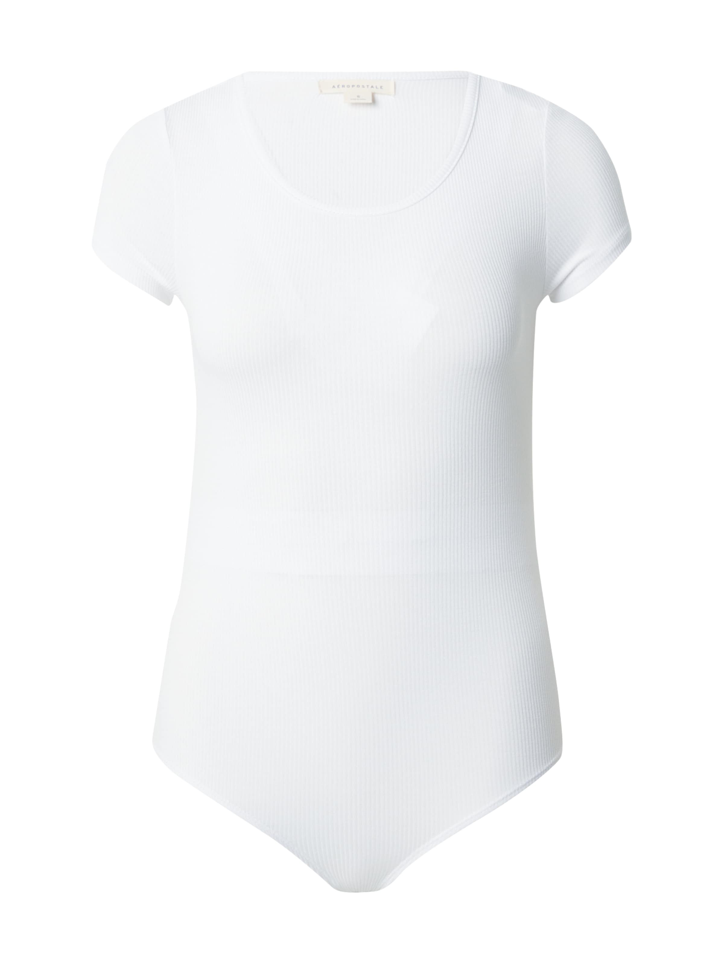 AÉROPOSTALE Боди-футболка в Белый: спереди