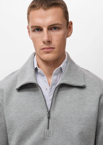 MANGO MAN Sweatshirt 'Winnym' in Grey
