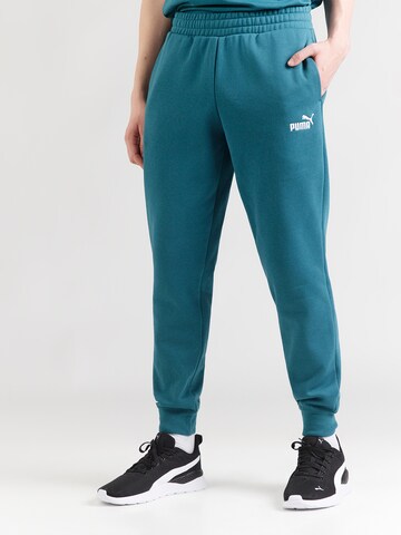 PUMA Regular Sportbroek 'ESS No. 1' in Groen: voorkant