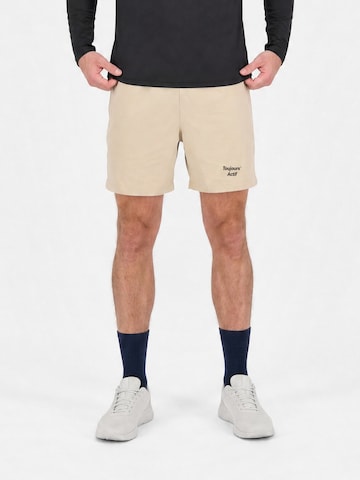 Toujours Actif Shorts ' Vitesse ' in Beige: Vorderseite