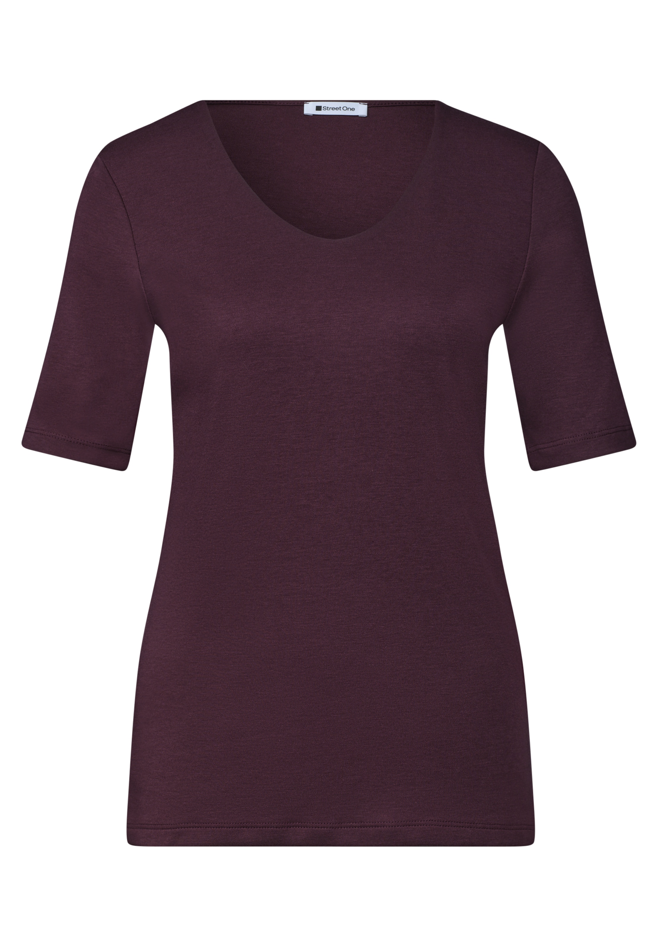 STREET ONE Shirt in Purple: front