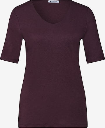 STREET ONE Shirt in Purple: front