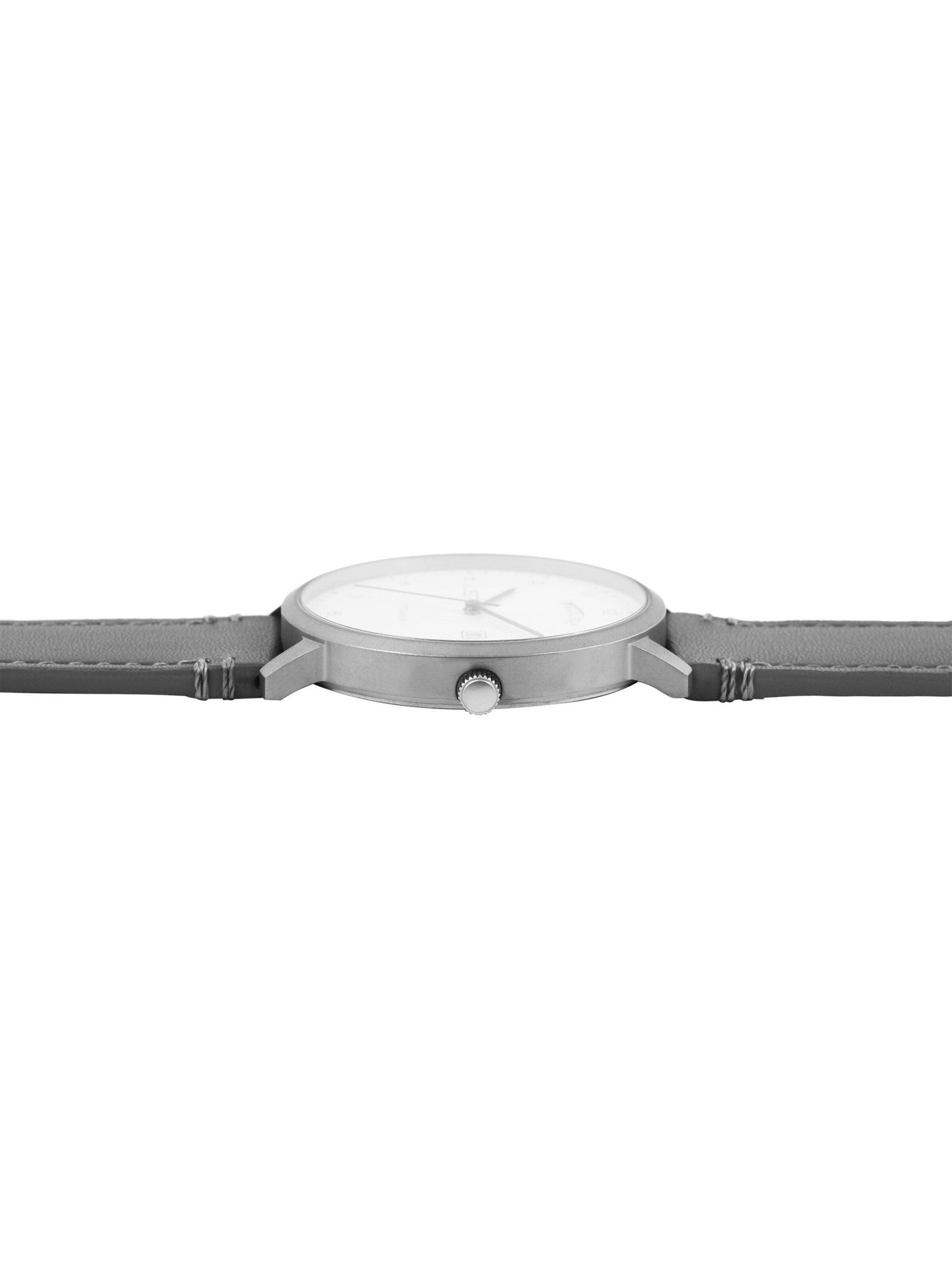 JUST Analog Watch 'Fanis, Datumsanzeige' in Grey