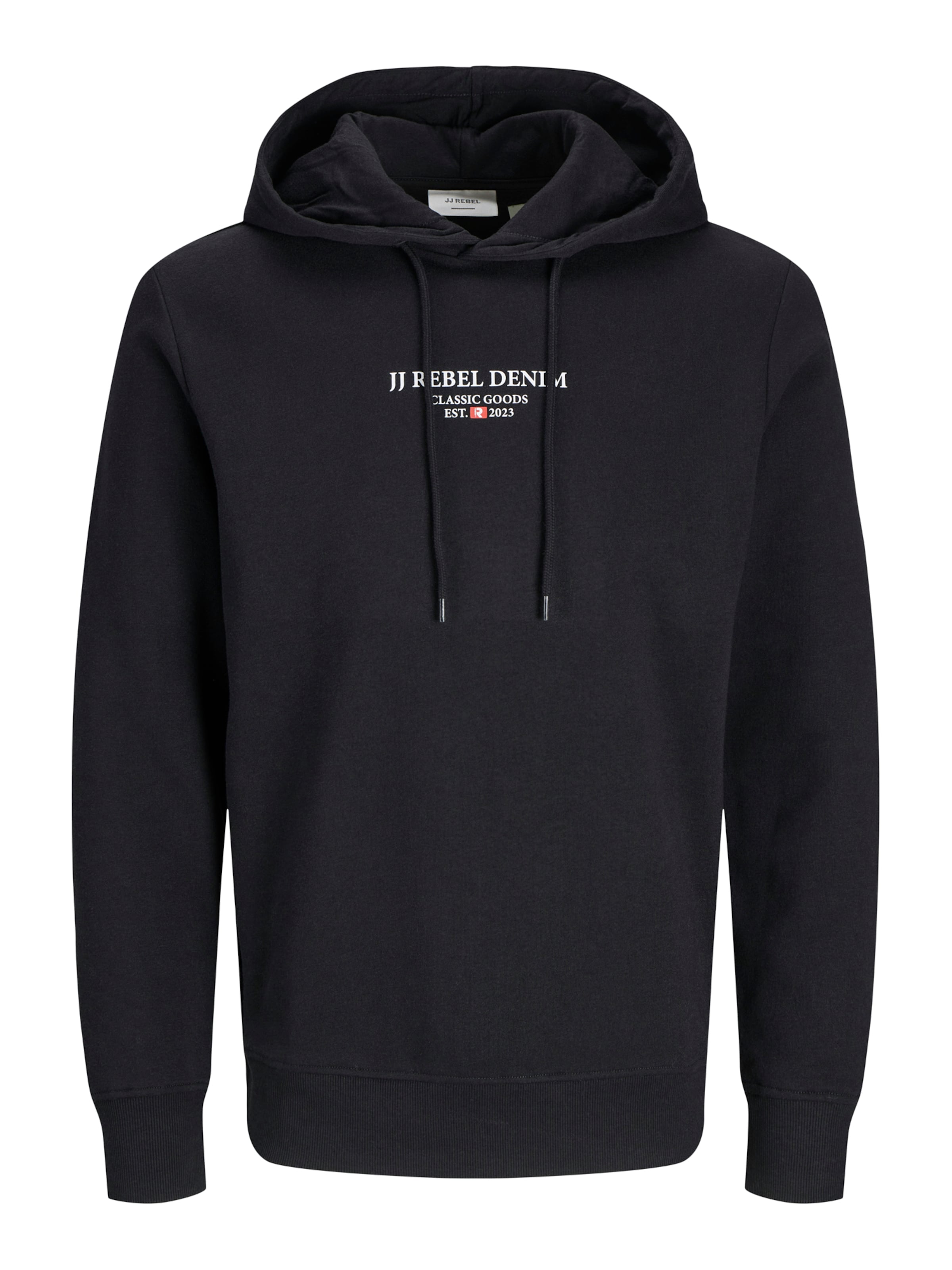 JJ Rebel Μπλούζα φούτερ σε μαύρο: μπροστά