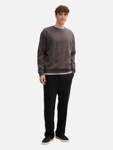 TOM TAILOR DENIM Sweatshirt in Bruin