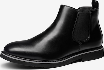 Bruno Marc Chelsea Boots in Black: front