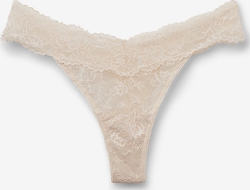 Tezenis Thong in Beige: front