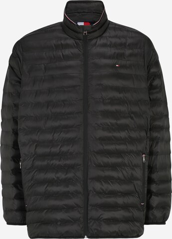 Tommy Hilfiger Big & Tall Демисезонная куртка в Черный: спереди