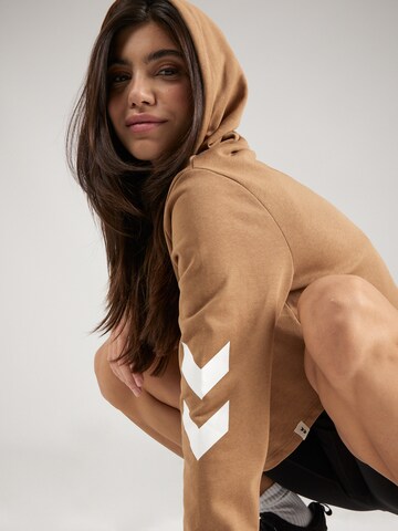 Sweat-shirt 'LEGACY' Hummel en beige