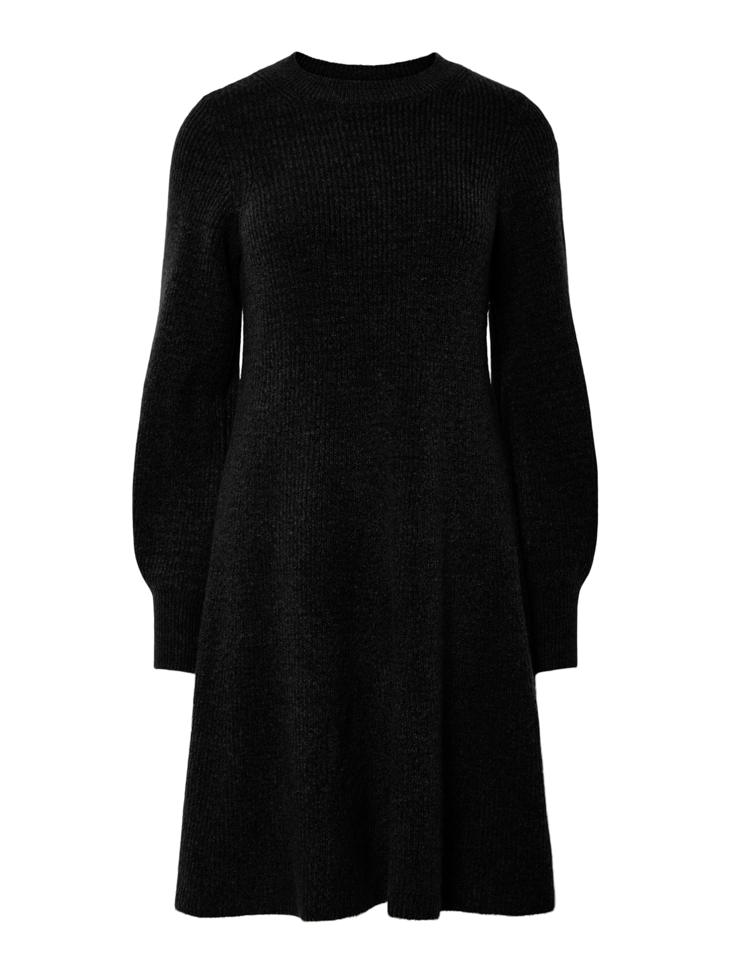 PIECES Knitted dress 'PCRYDIA' in Black: front