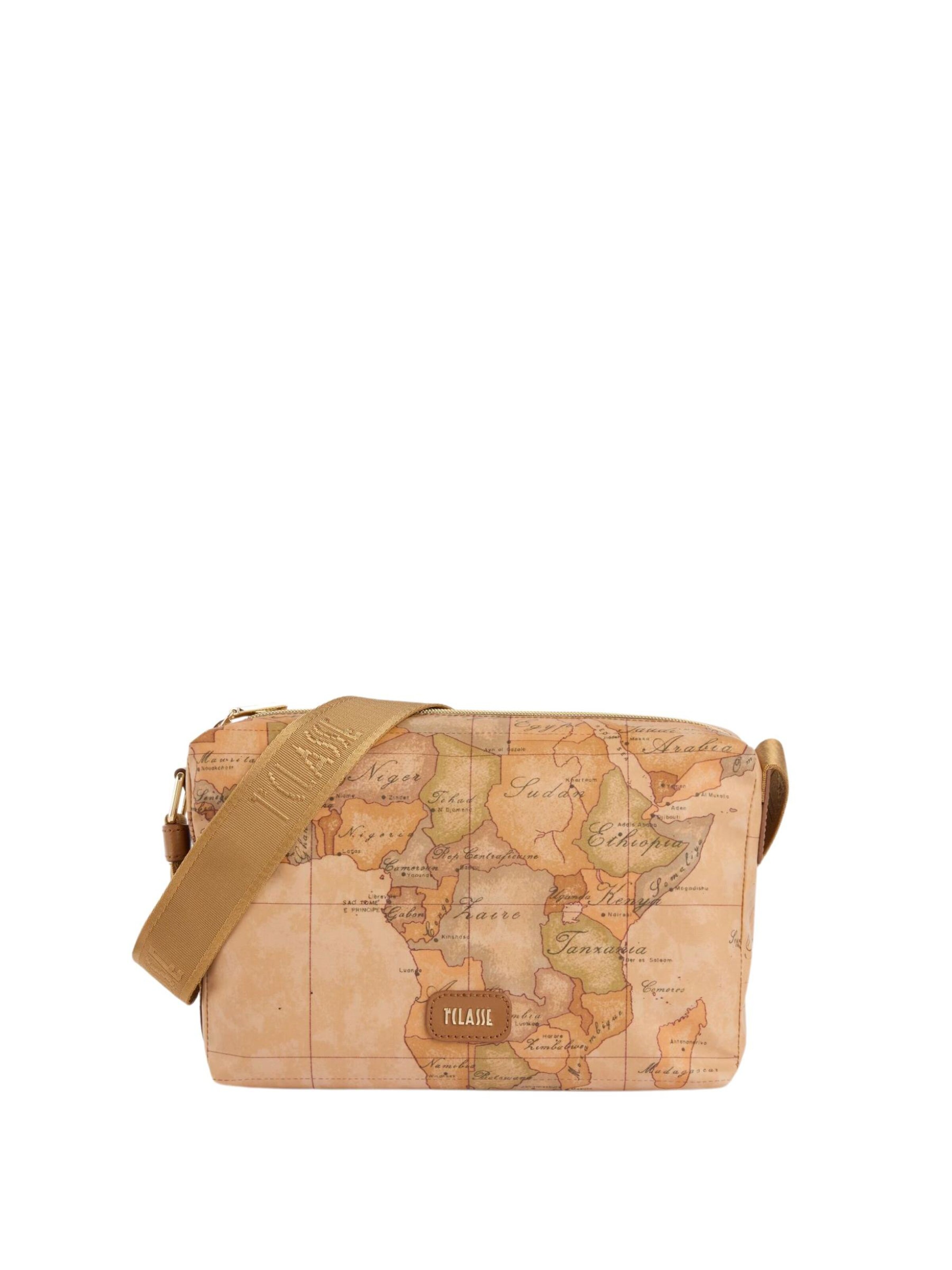 Alviero Martini Schoudertas in Bruin: voorkant