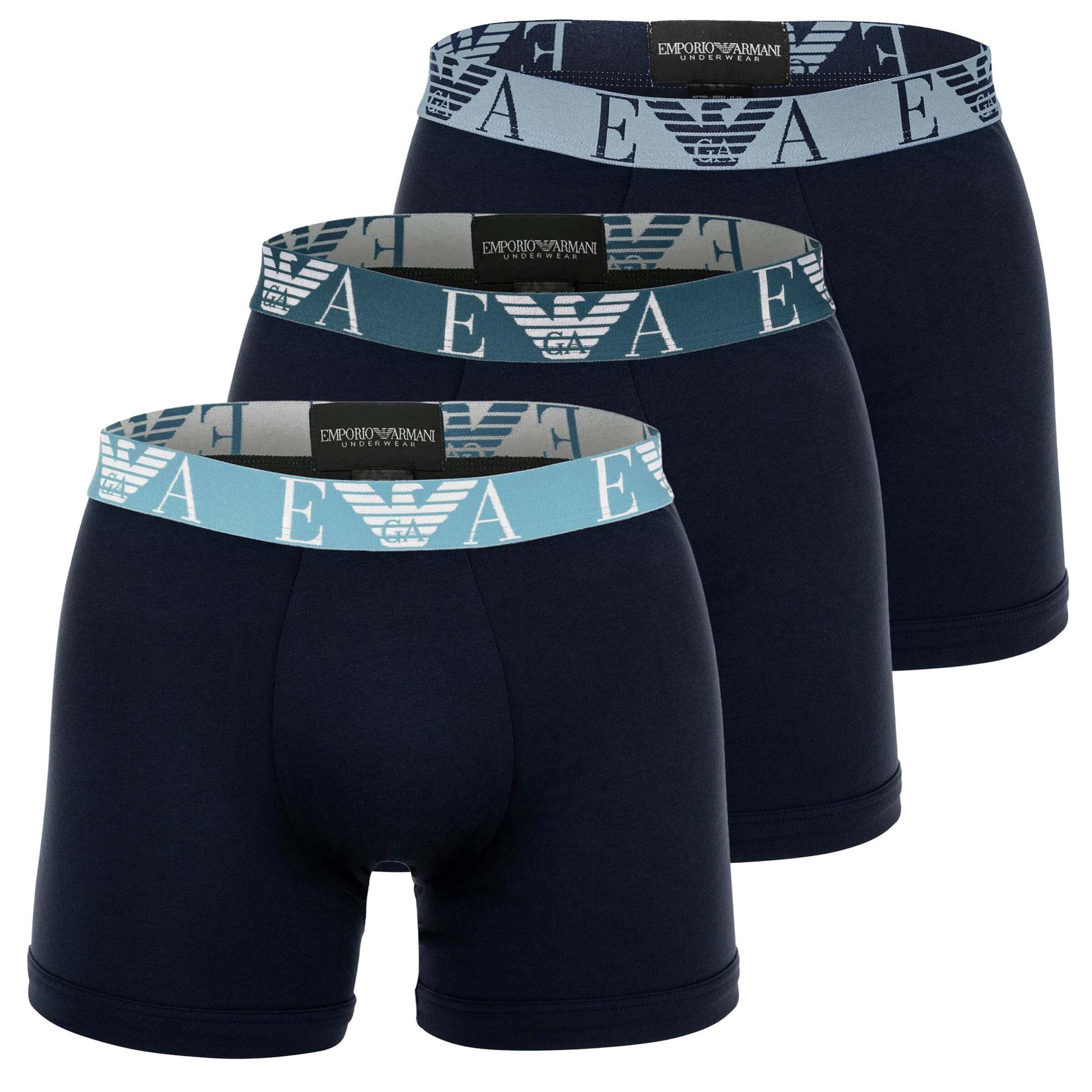 Emporio Armani Boxeralsók - kék: elől