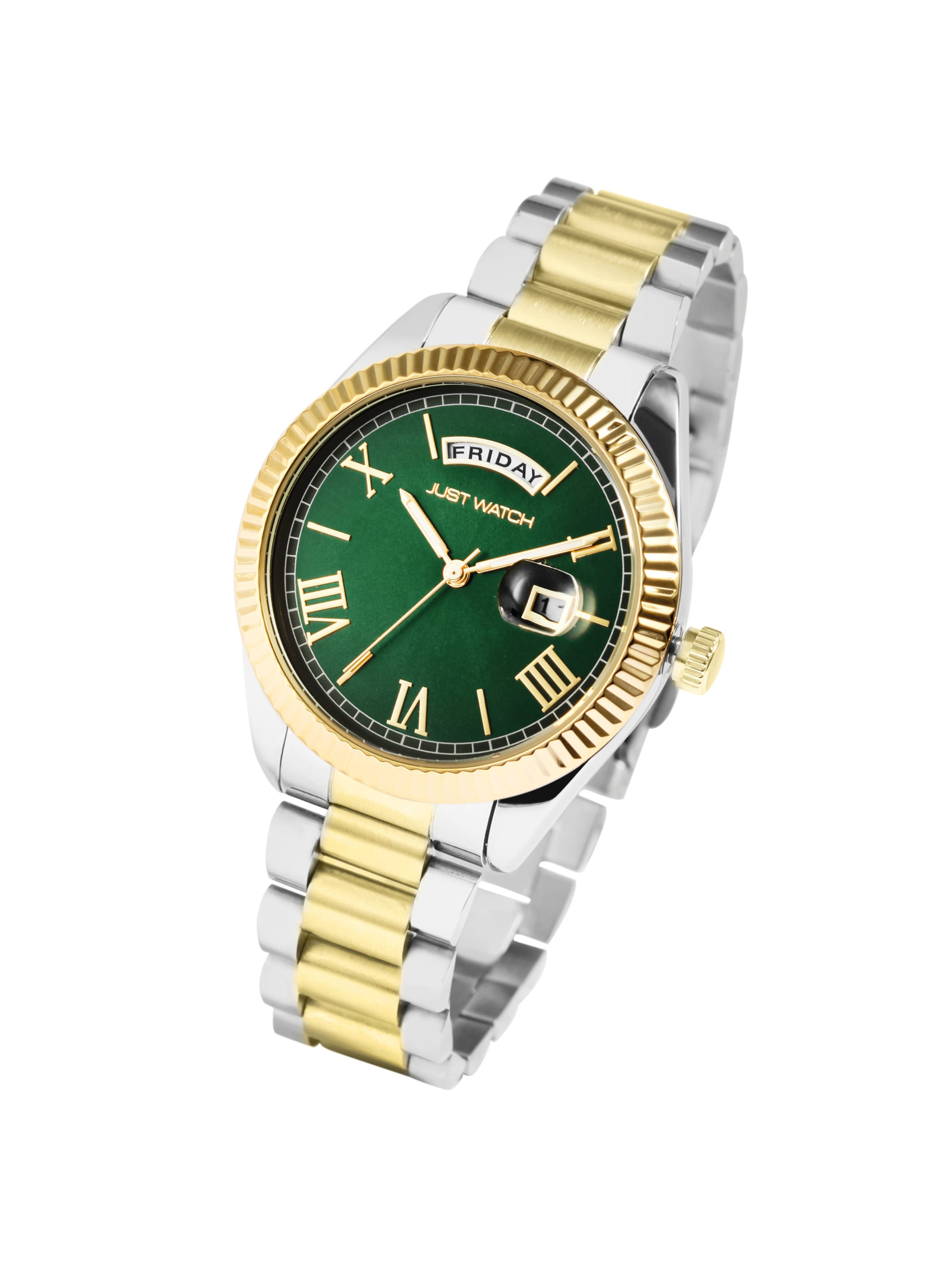 Just Watch Analog Watch 'Luka, Datumsanzeige' in Mixed colors: front