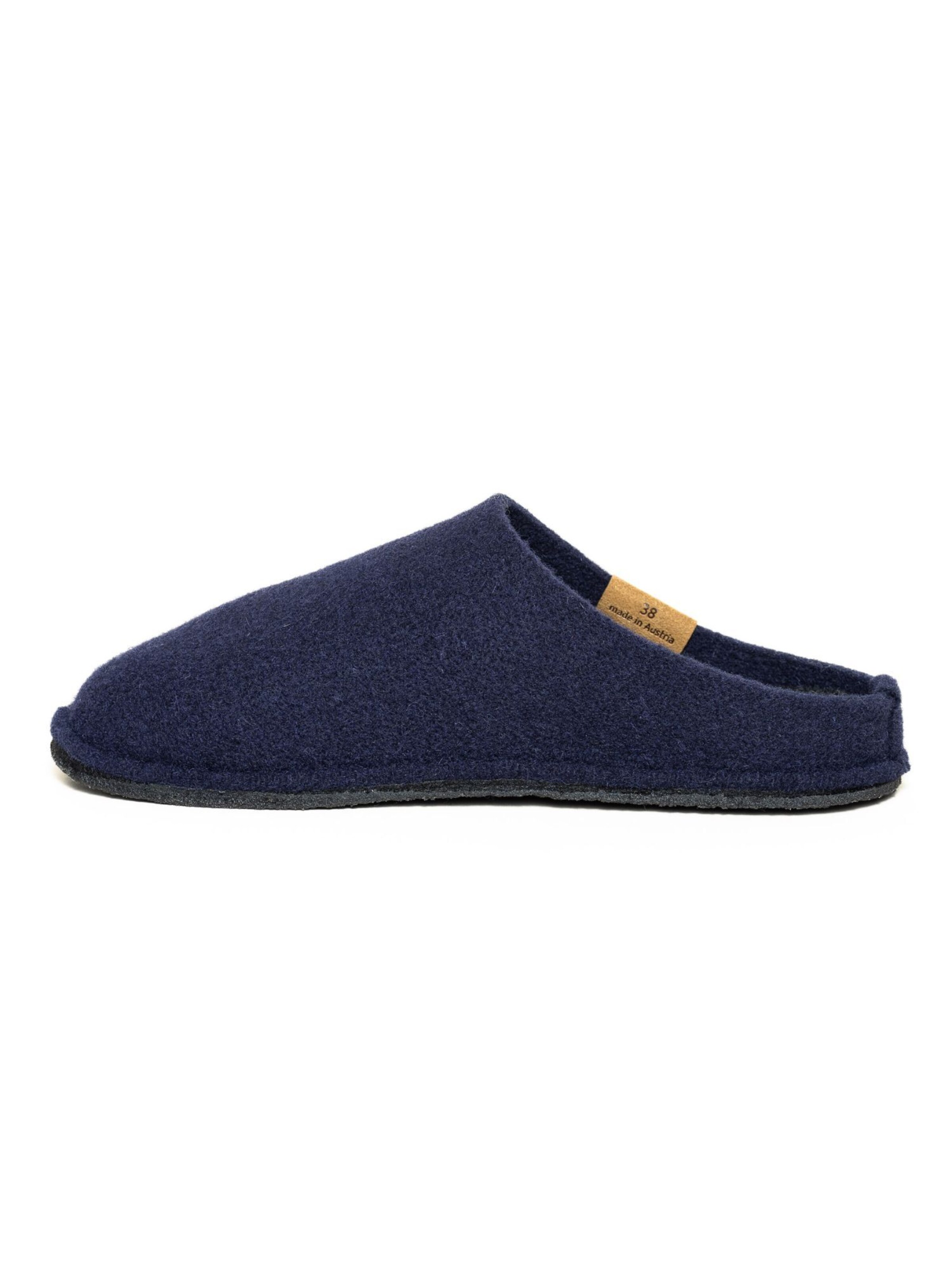 Gottstein Slippers 'Filzpantoffel Classic-CO' in Blue