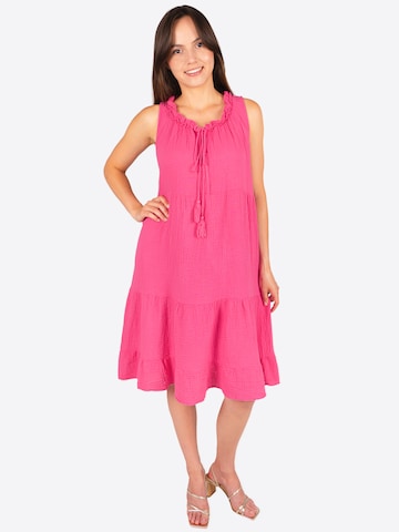 Seasons of April Summer dress ' BUKI ' in Pink