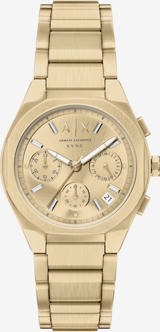 ARMANI EXCHANGE Uhr in Gold: Vorderseite