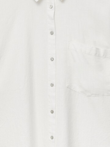 Pull&Bear Bluzka w kolorze biały