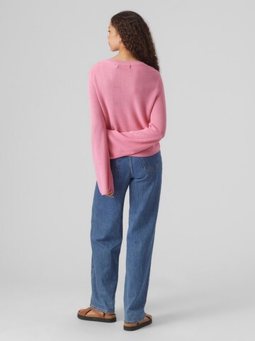 VERO MODA Sweater 'LEXSUN' in Pink