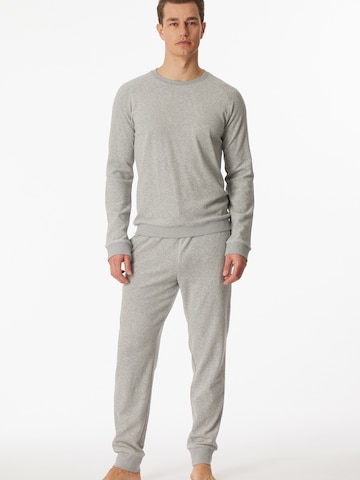 SCHIESSER Pyjama ' Warming Nightwear ' in Grau