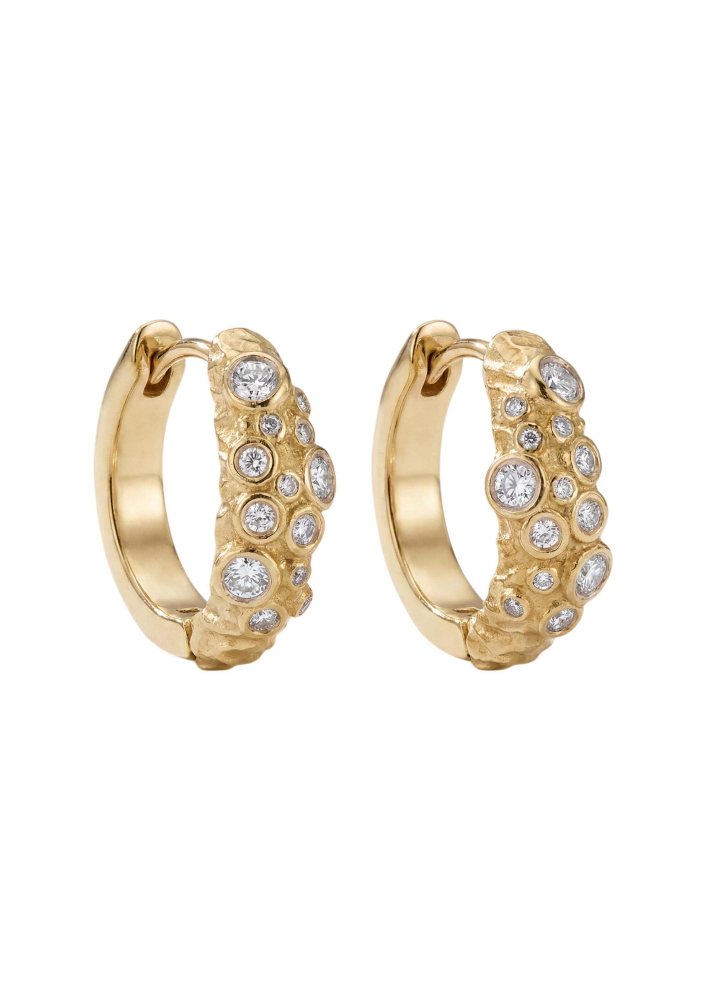 Boucles d'oreilles 'Coral Reef' PURELEI en or : devant