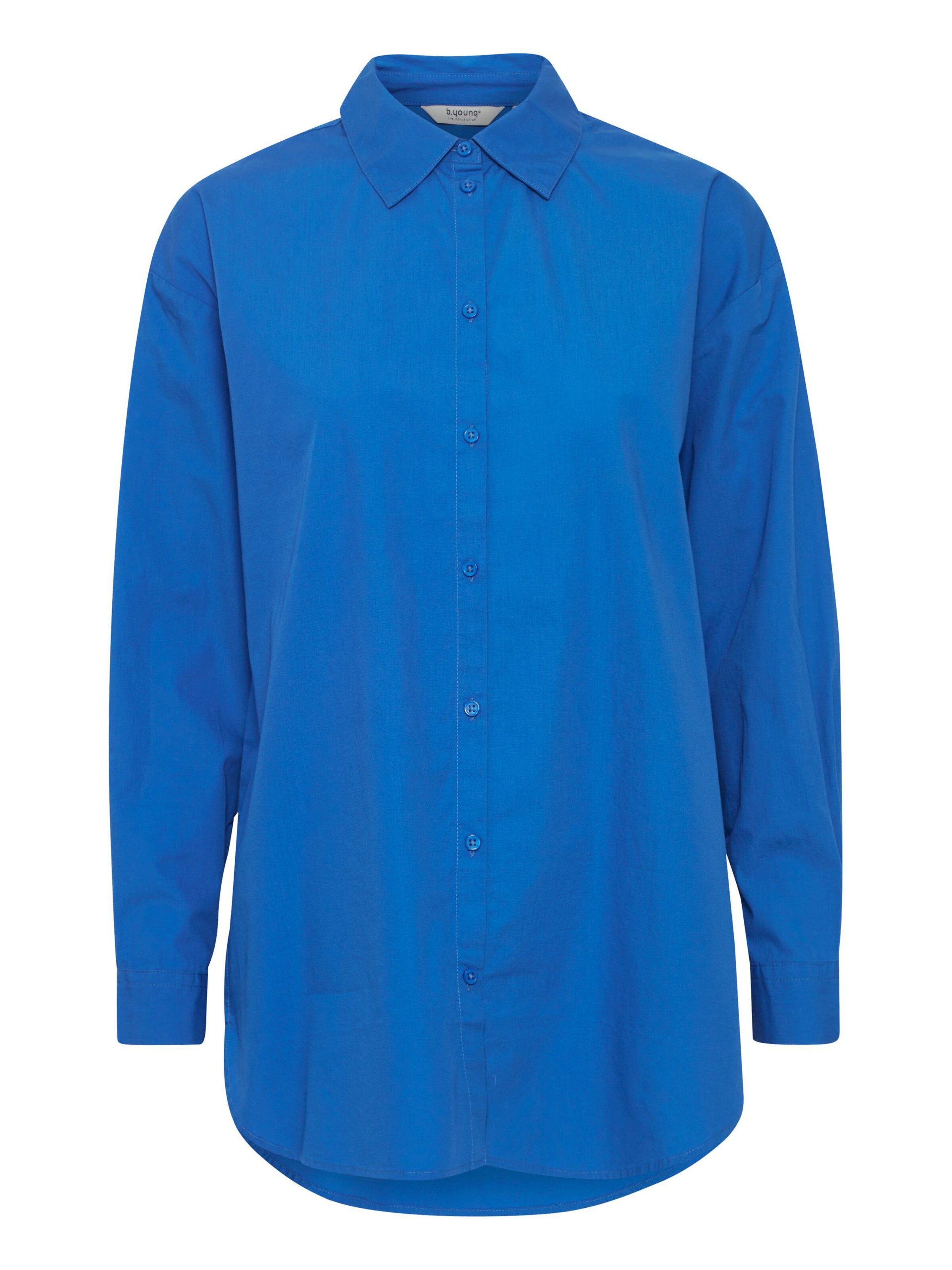 Chemisier 'GAMZE' b.young en bleu : devant