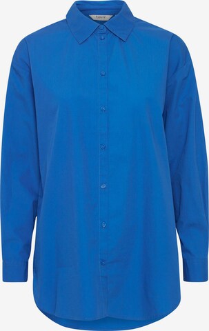 Camicia da donna 'GAMZE' di b.young in blu: frontale