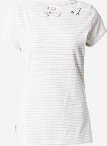 Ragwear - Camisa 'FLORAH' em branco: frente