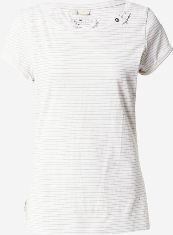 T-shirt 'FLORAH' Ragwear en blanc : devant