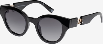 LE SPECS Solglasögon 'Deja Nu' i svart: framsida