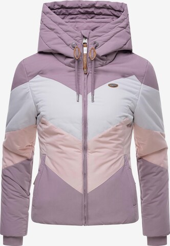 Ragwear Weatherproof jacket 'Novva' in Purple