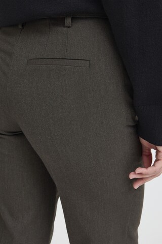 Pulz Wide Leg Hose  'BINDY' in Braun